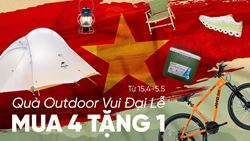 Mua 4 Tặng 1 - Ưu Đãi Đồ Outdoor Chính hãng cho kỳ nghỉ Lễ 30/4-1/5