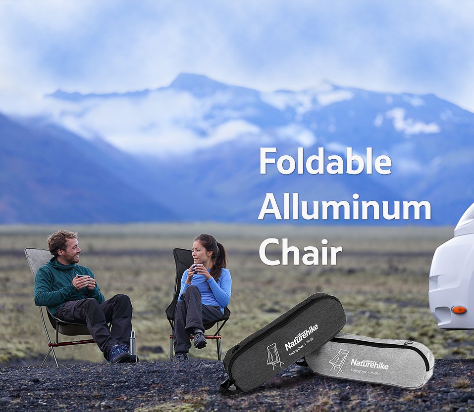 Ghế xếp có tựa đầu Naturehike Portable Folding Chair NH17Y010-L - 9513 có trọng lượng nhẹ, có thể gấp gọn, xách tay dễ dàng.