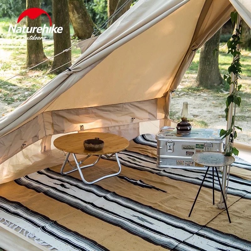 Lều cắm trại cao cấp 4 người Naturehike Yuan Cotton Pyramid Tent NH20ZP004 - 9558