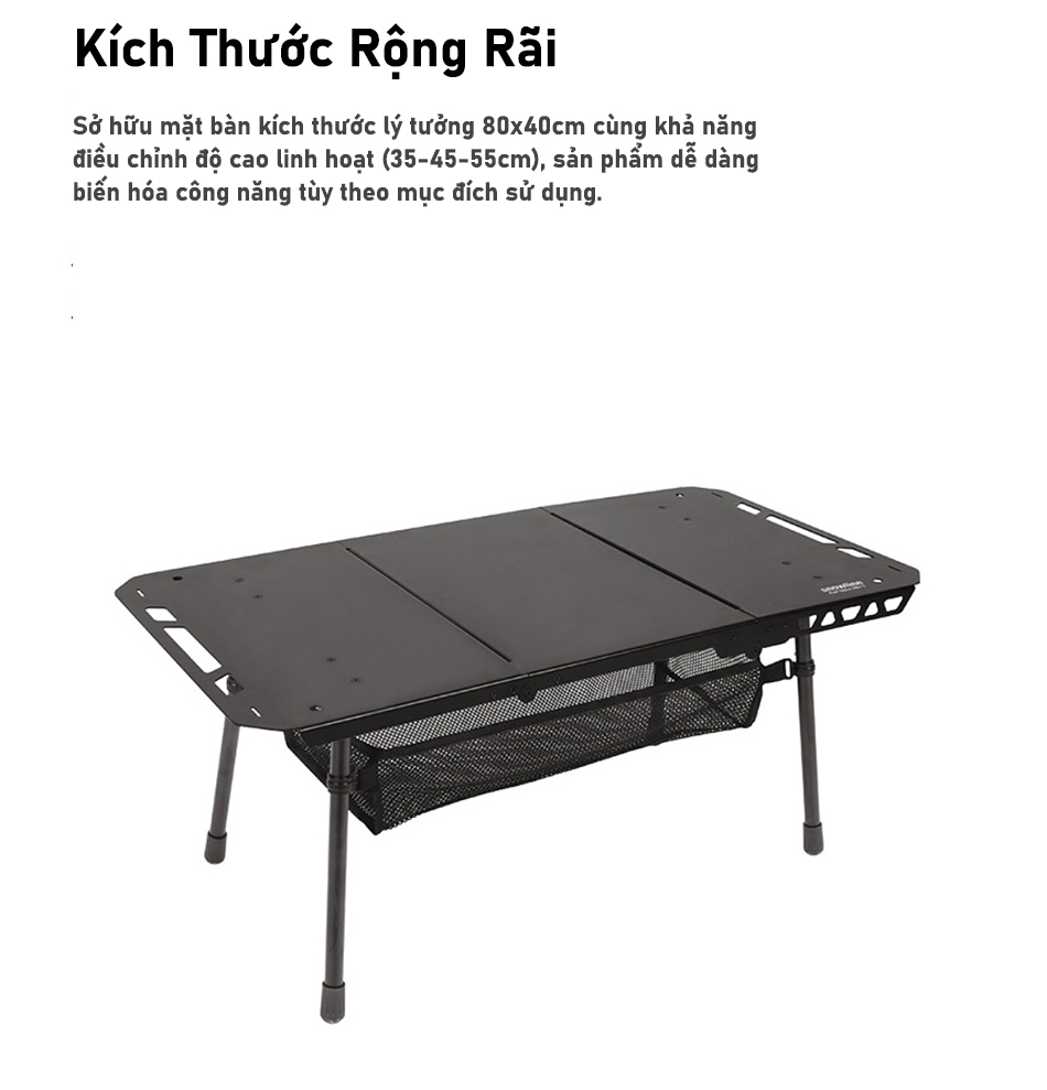 Bàn gấp đa năng Snowline Flat Table Unit 3 SNI5UTA003