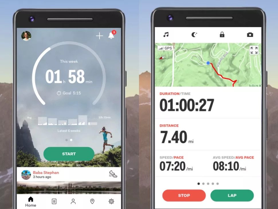 App chạy bộ Sports Tracker