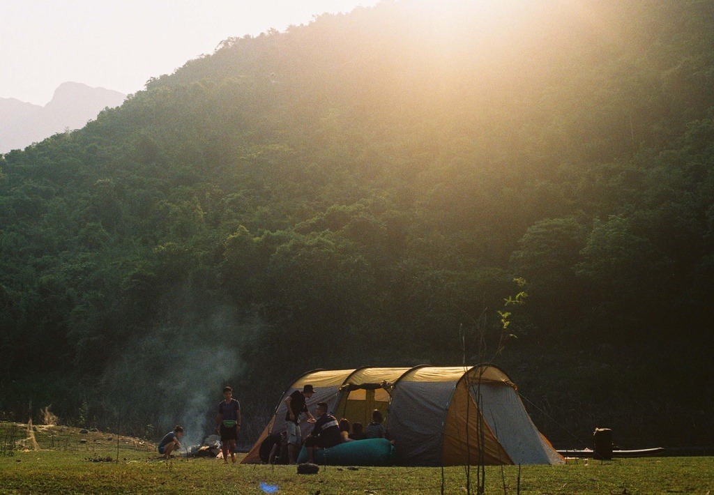 Cắm trại sinh tồn giữa rừng ở chân núi Tam Đảo5