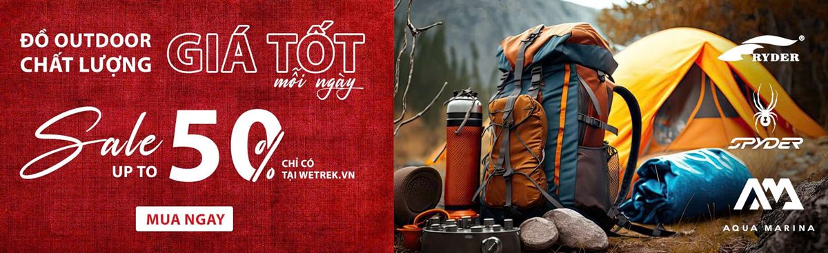 Đồ Outdoor chất lượng, giá tốt mỗi ngày