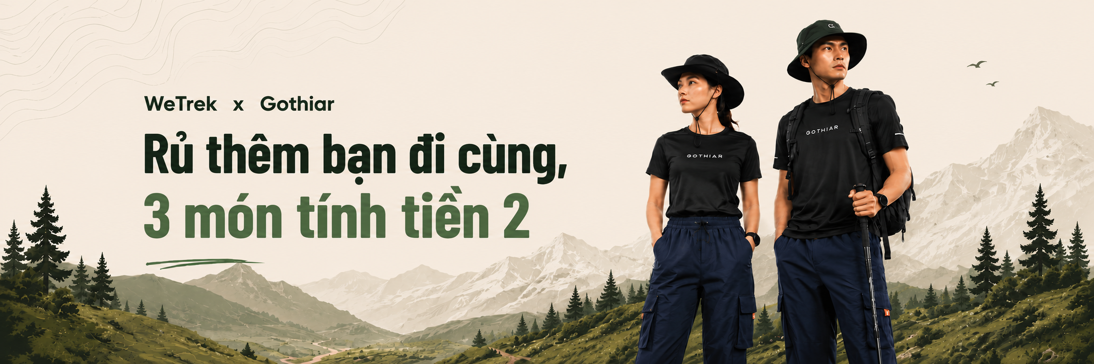 Gothiar - Rủ Bạn Đi Cùng Mua 2 Tặng Thêm 1