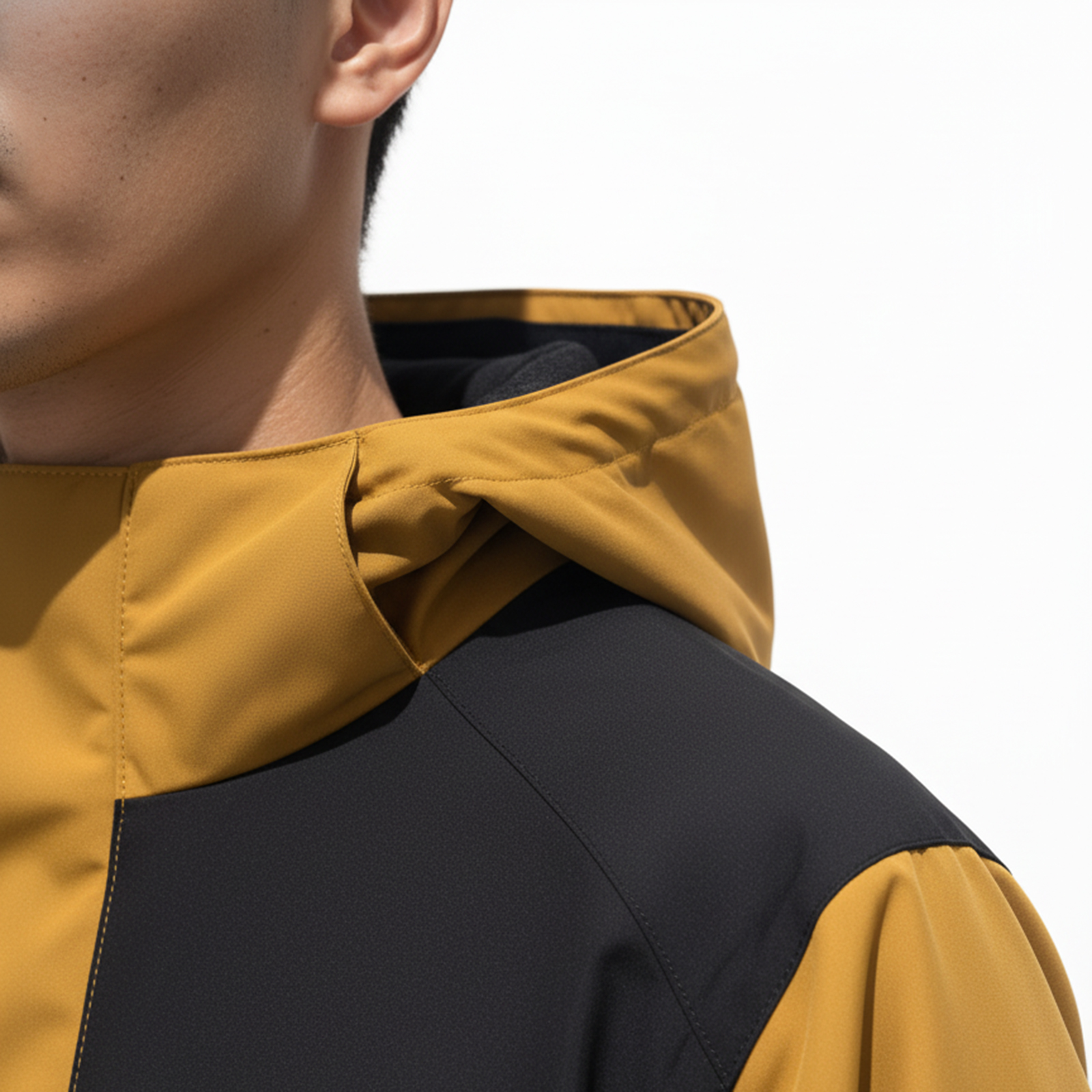 Áo khoác gió nam 2 lớp Gothiar Windproof Jacket Vàng nâu