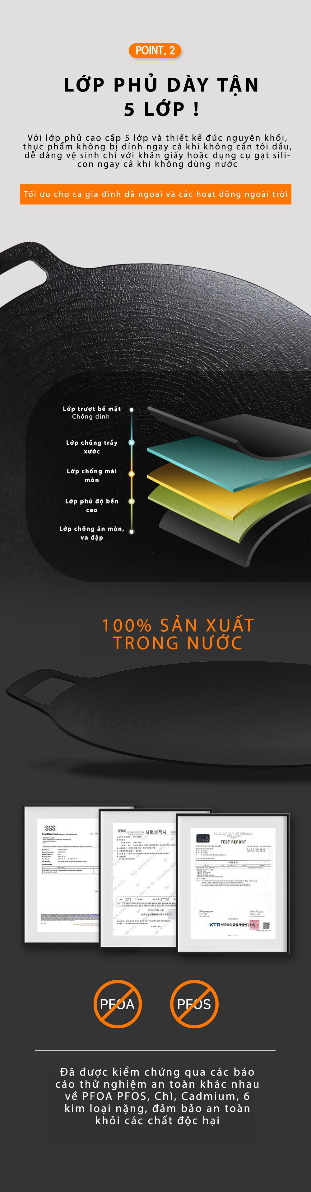 Chảo gang dã ngoại Forest Cube Home Griddle Induction P00000NV