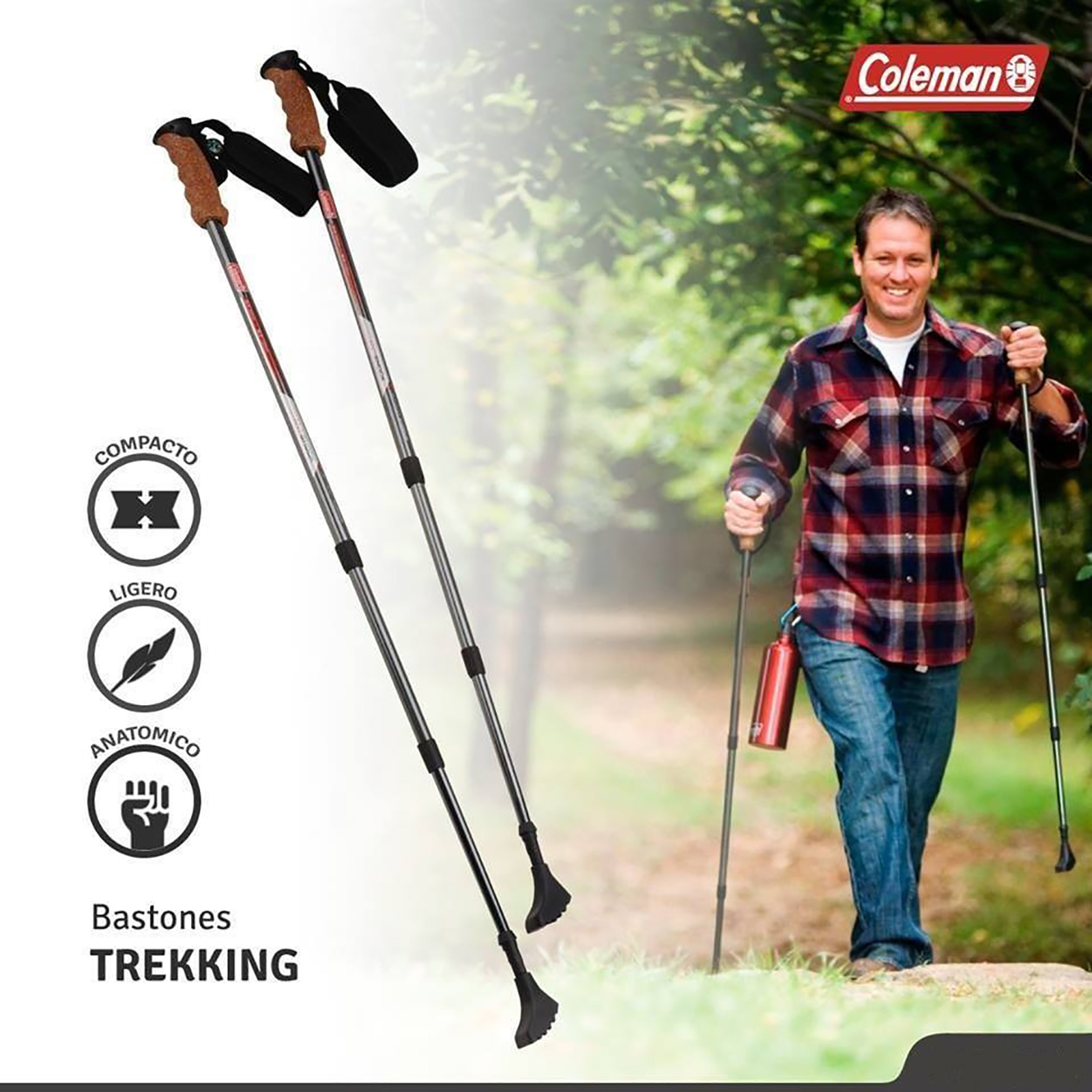 Bộ gậy leo núi Coleman Treking Pole 2 PC 2000016536