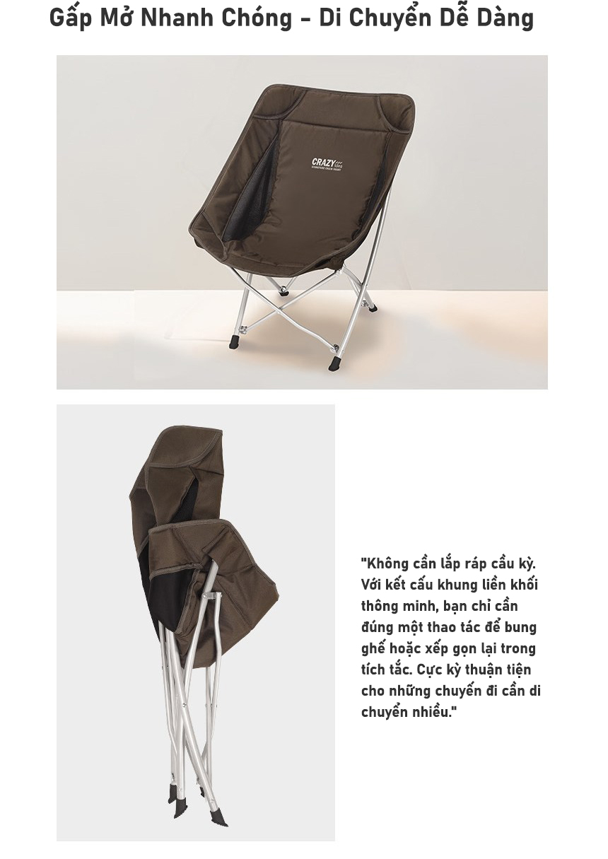 Ghế xếp dã ngoại Snowline CRH5ULC001