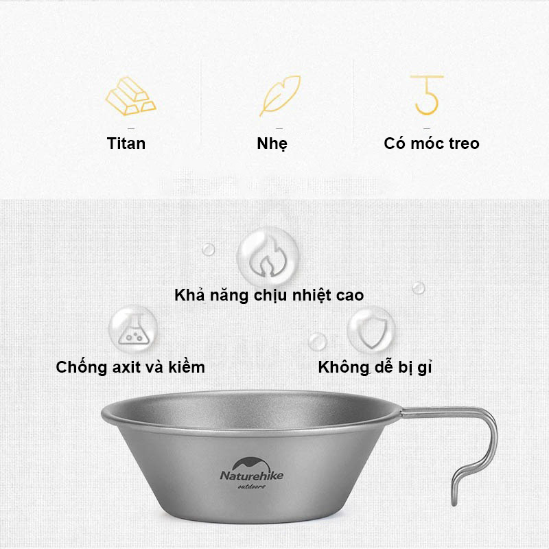 Bát dã ngoại siêu nhẹ Naturehike Lightweight Outdoor Bowl NH21CJ010