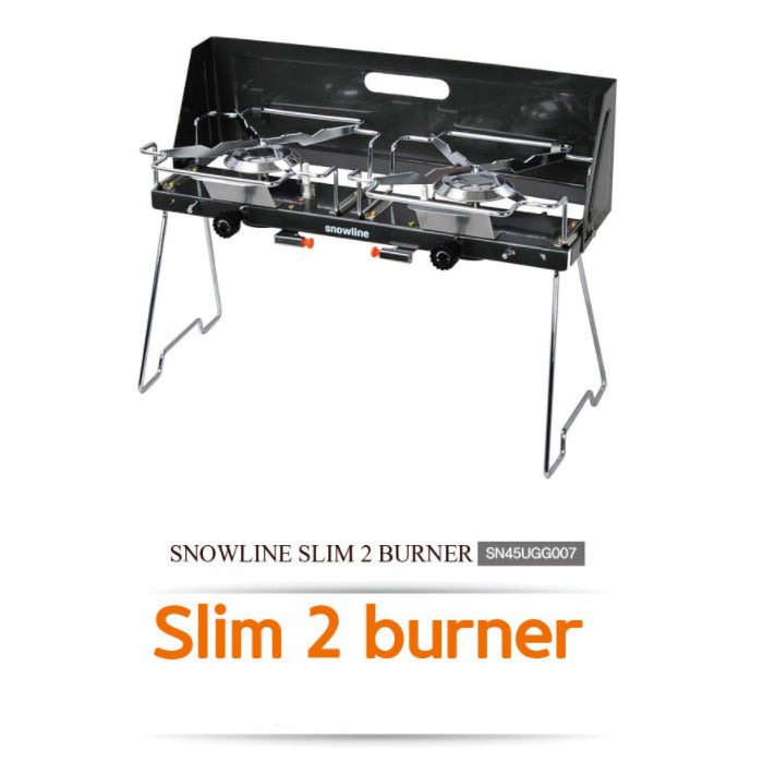 Bếp gas đôi cắm trại Snowline Slim Two Burner SN45UGG007