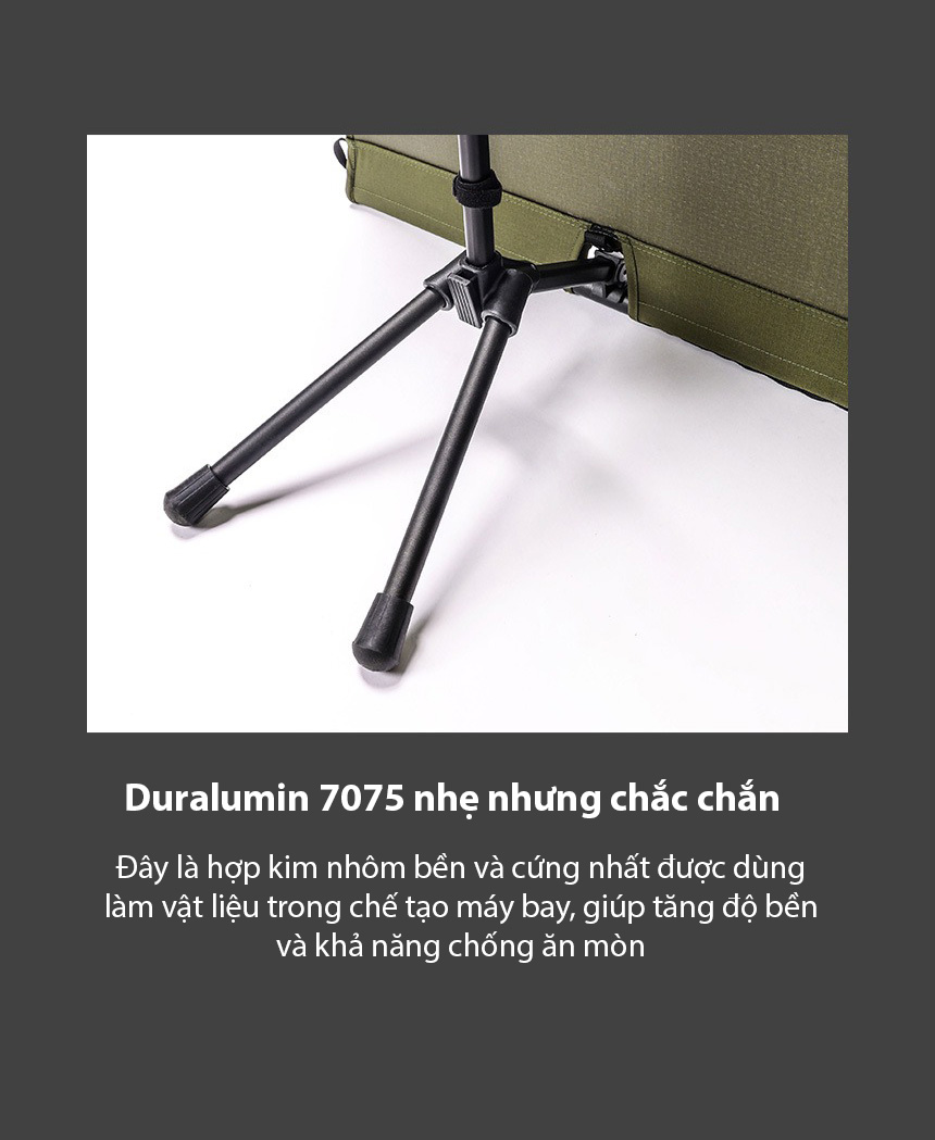 Giường cắm trại Snowline Camping Cot 2Way SNH5UBD001