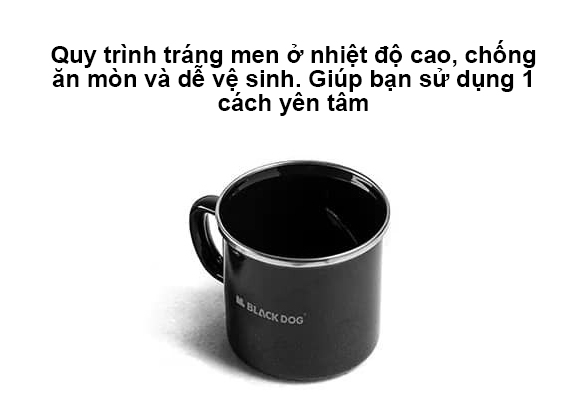 Cốc dã ngoại tráng men Naturehike Enamel Camping Mug CBD2450CF018