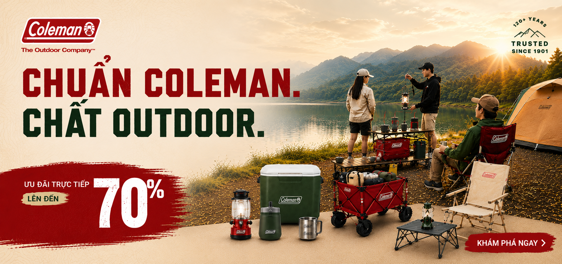 Sale Coleman Chính Hãng