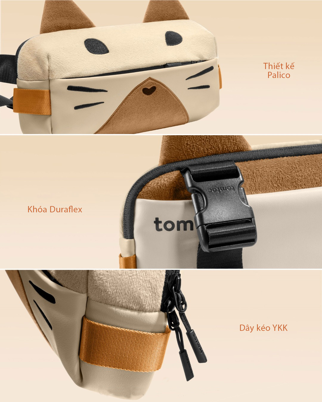 Túi đeo chéo Tomtoc Monster Hunter Palico Edc Sling Bag