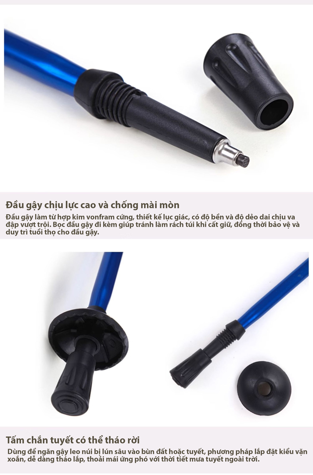 Gậy leo núi Camel Straight hiking poles 2SA7D41-1