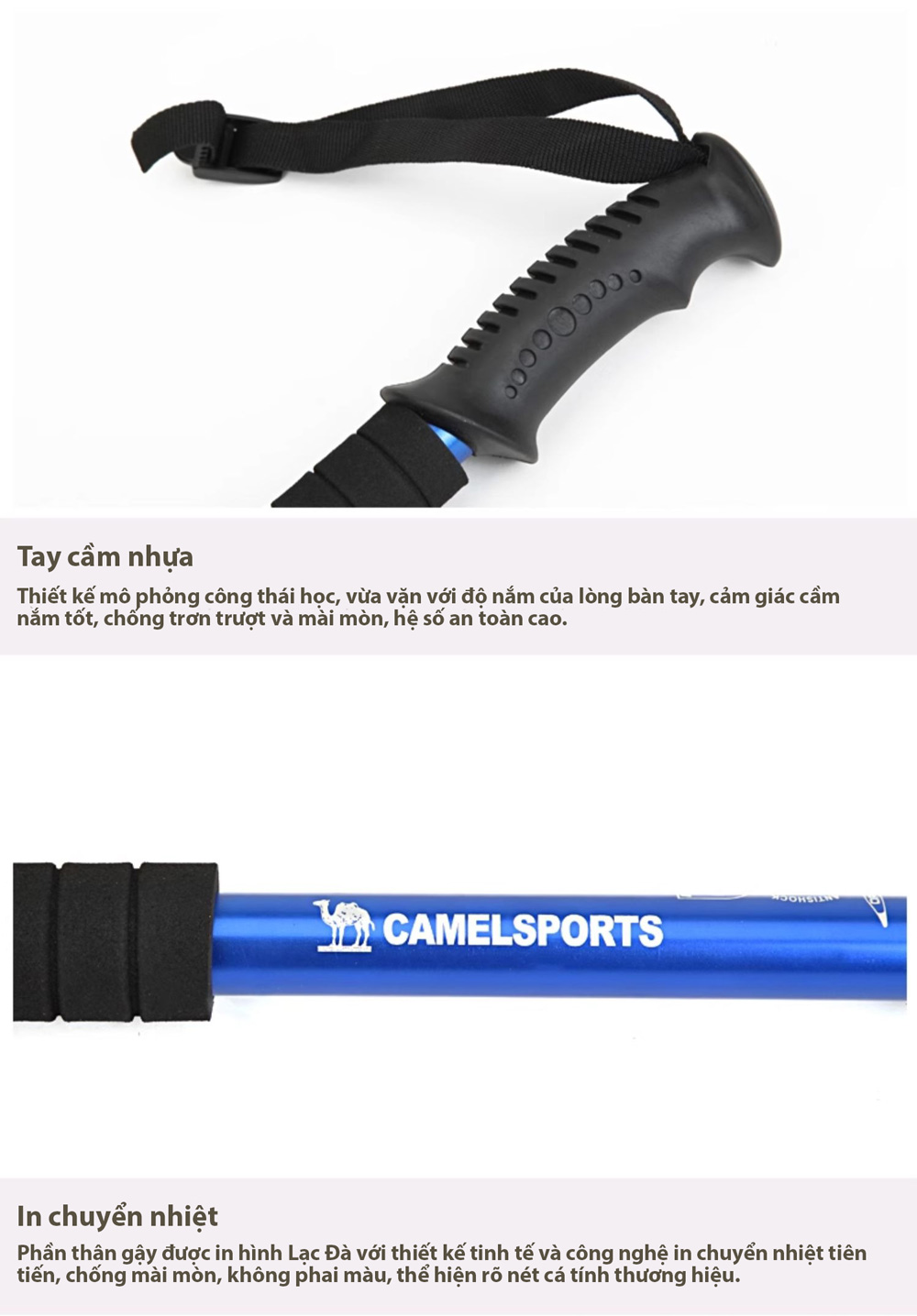 Gậy leo núi Camel Straight hiking poles 2SA7D41-1