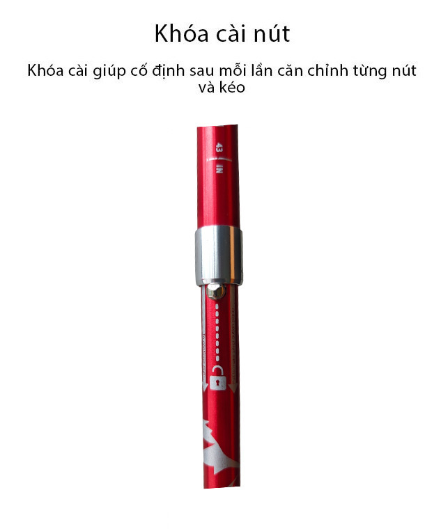 Gậy leo núi gấp gọn Gothiar Ultralight Trekking Pole GT250002-N85