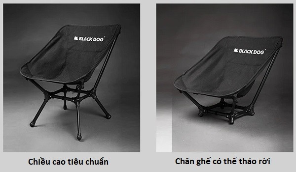 Ghế Cắm Trại Gấp Gọn Blackdog Folding Camping Chair BD-YLY005