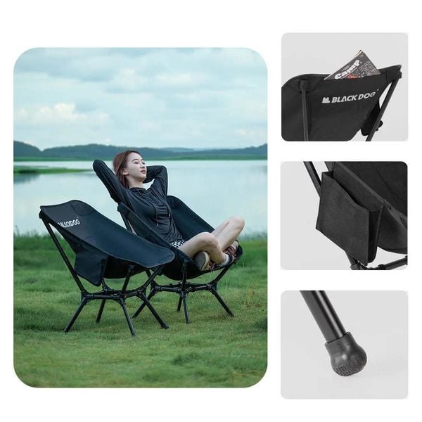 Ghế Cắm Trại Gấp Gọn Blackdog Folding Camping Chair BD-YLY005