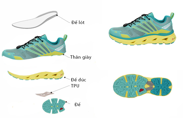 Giày lội nước Clorts Water Shoes 3H036F