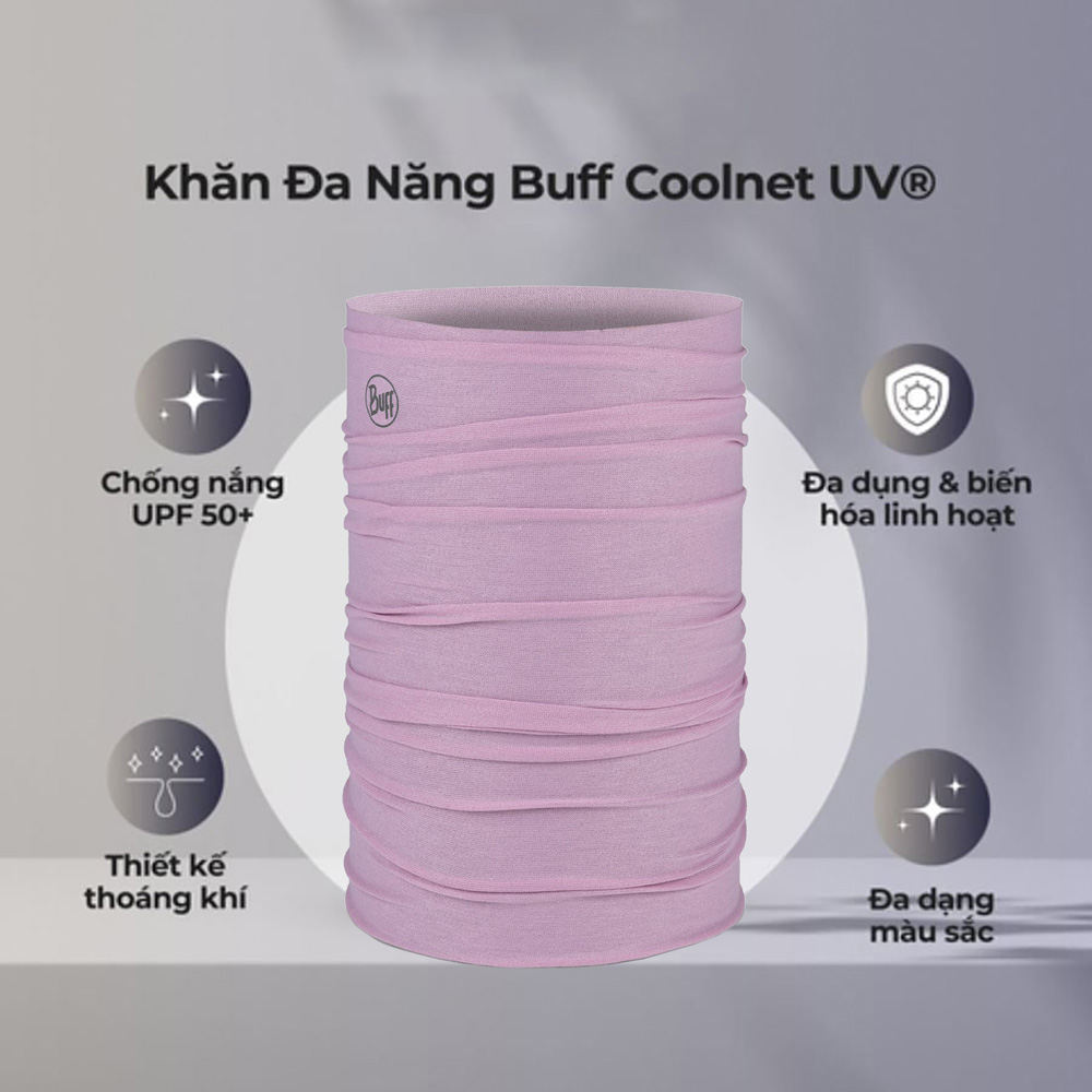 Khăn đa năng Buff Coolnet UV+ Solid Orchid