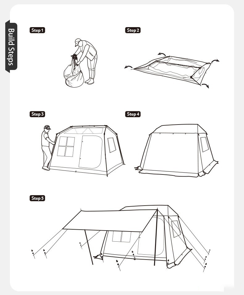 Lều dã ngoại cao cấp Naturehike Village 5.0 Gen 2 Premium Pop-Up Tent CNK2300ZP022