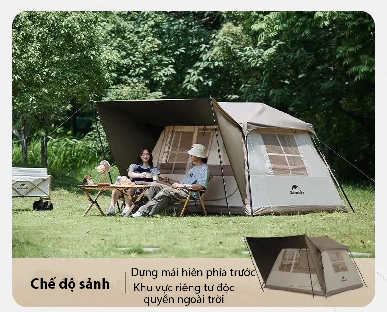 Lều dã ngoại cao cấp Naturehike Village 5.0 Gen 2 Premium Pop-Up Tent CNK2300ZP022