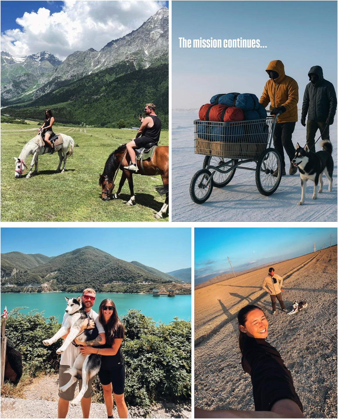 Luke cùng bạn gái Sophie và chú chó Belle