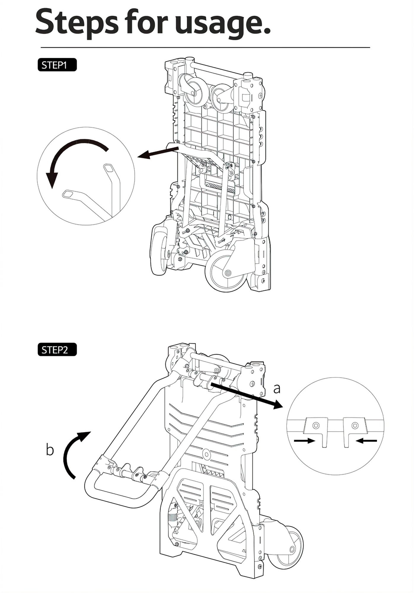 Xe kéo dã ngoại gấp gọn Naturehike Foldable Camping Cart CNH22JU024