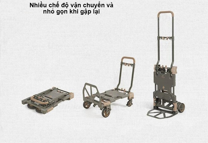 Xe kéo dã ngoại gấp gọn Naturehike Foldable Camping Cart CNH22JU024