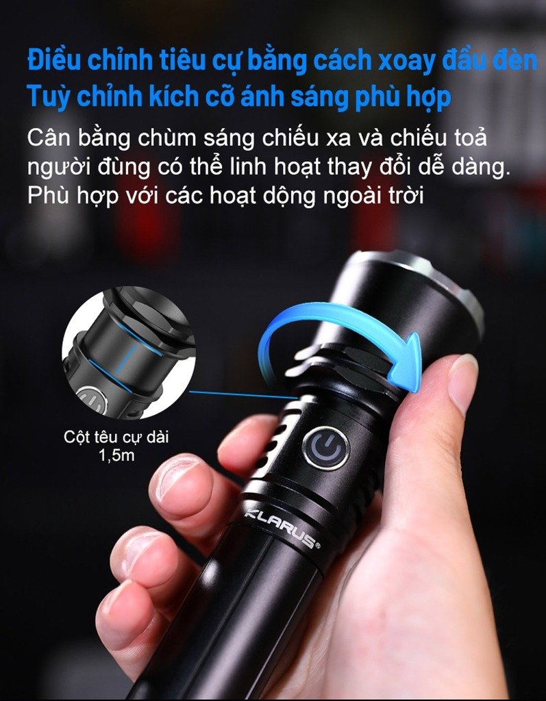 Đèn pin cầm tay Klarus Flashlight A3