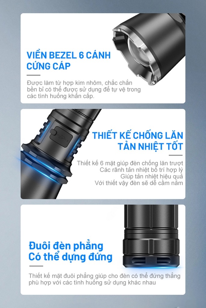 Đèn pin cầm tay Klarus Flashlight A3