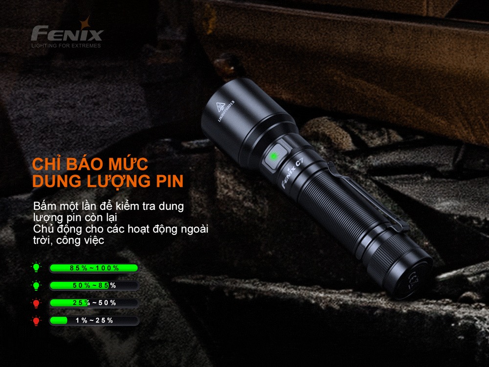 Đèn pin cầm tay Fenix Flashlight C7