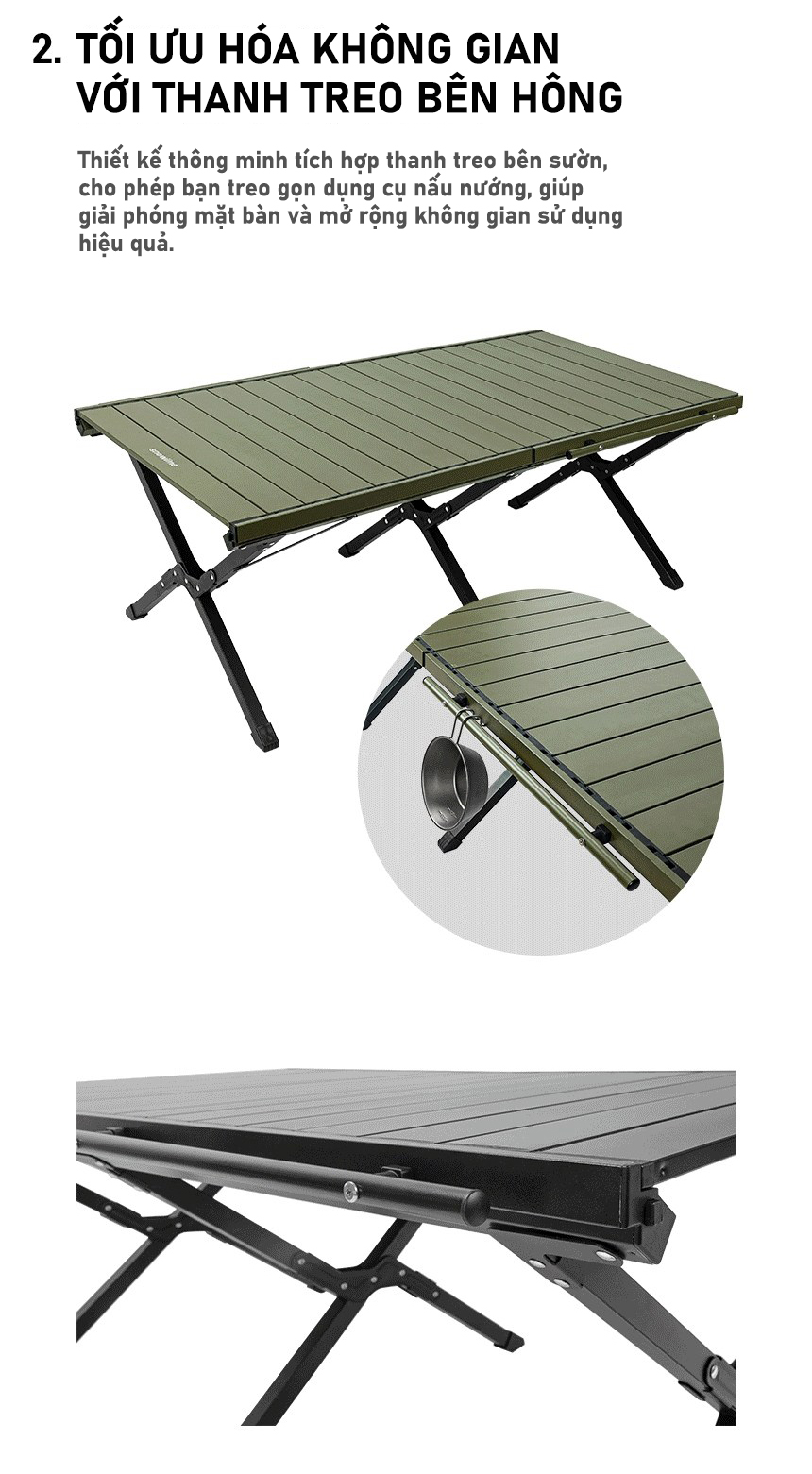 Bàn cuộn dã ngoại Snowline Wild Roll Table SNG5UTA002