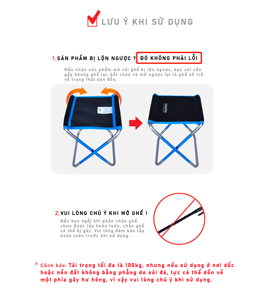 Ghế đẩu gấp gọn Snowline Onetouch Slim Chair SND5UMC004