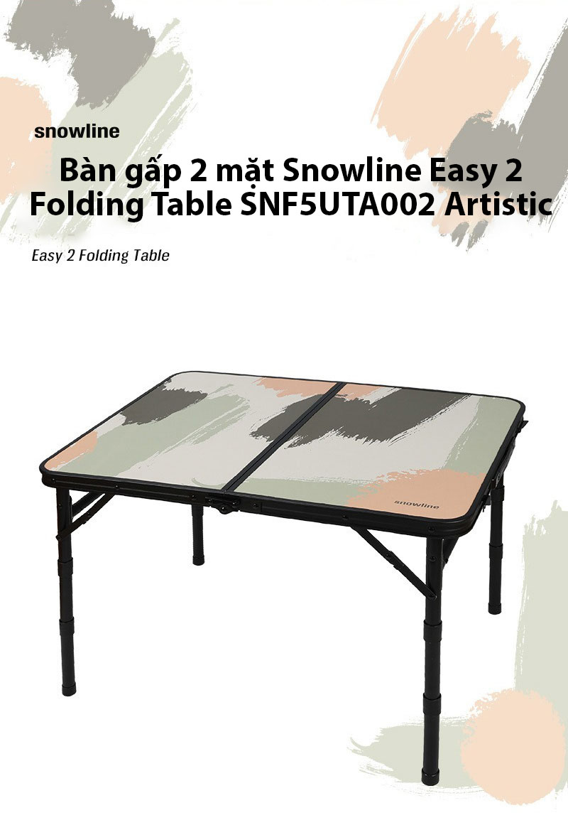 Bàn gấp 2 mặt Snowline Easy 2 Folding Table SNF5UTA002 Artistic