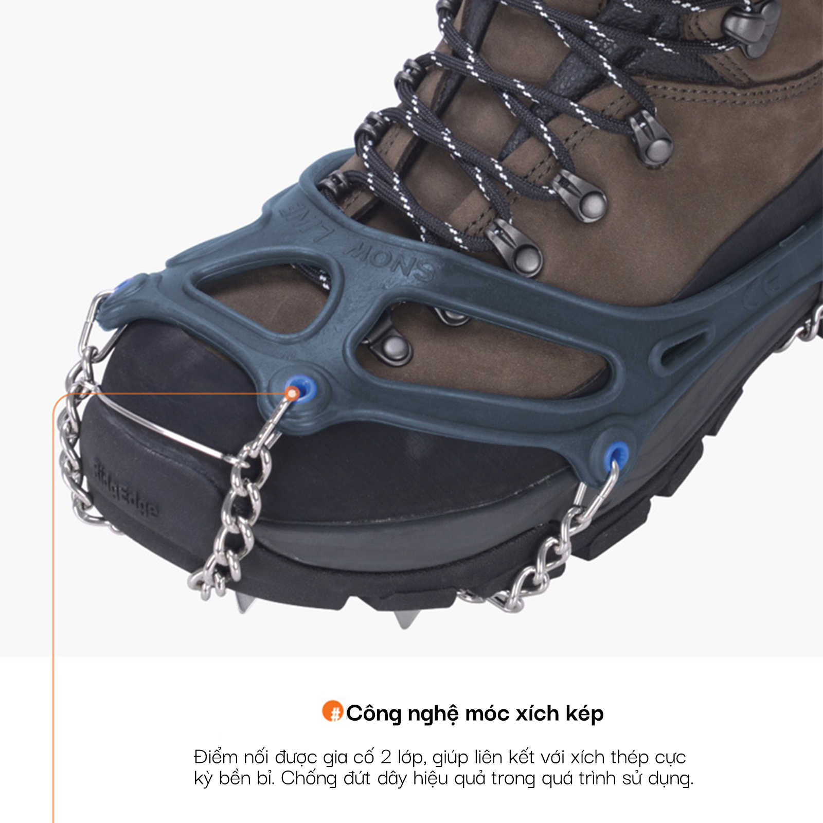 Đế đinh leo địa hình Snowline Chainsen Pro