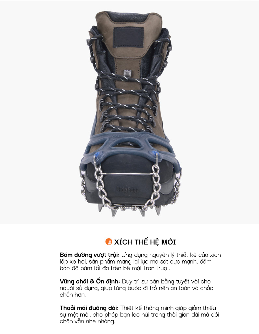 Đế đinh leo địa hình Snowline Chainsen Pro