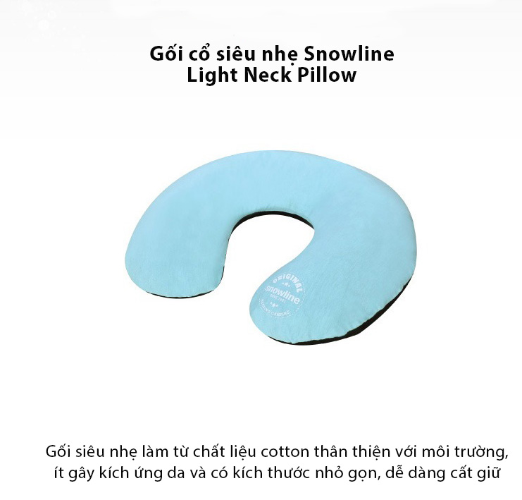 Gối cổ du lịch siêu nhẹ Snowline Light Neck Pillow SN95ULA003