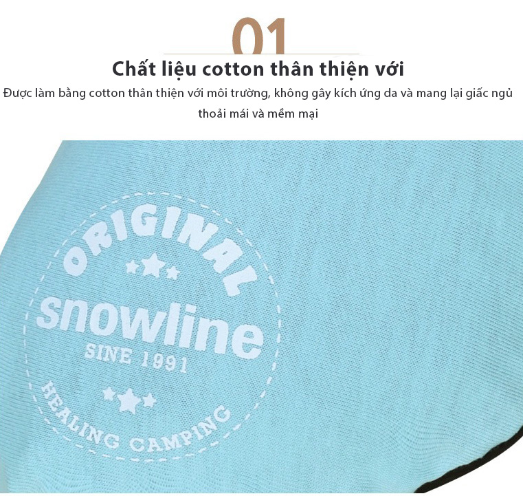 Gối cổ du lịch siêu nhẹ Snowline Light Neck Pillow SN95ULA003