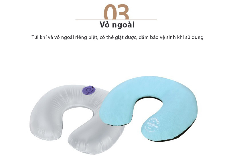 Gối cổ du lịch siêu nhẹ Snowline Light Neck Pillow SN95ULA003