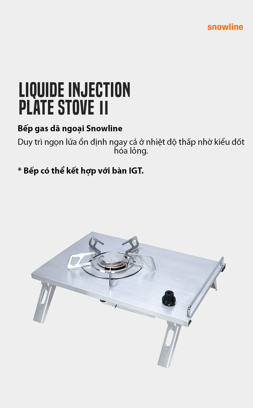 Bếp ga gấp gọn Snowline Plate Stove II SN75UGG006