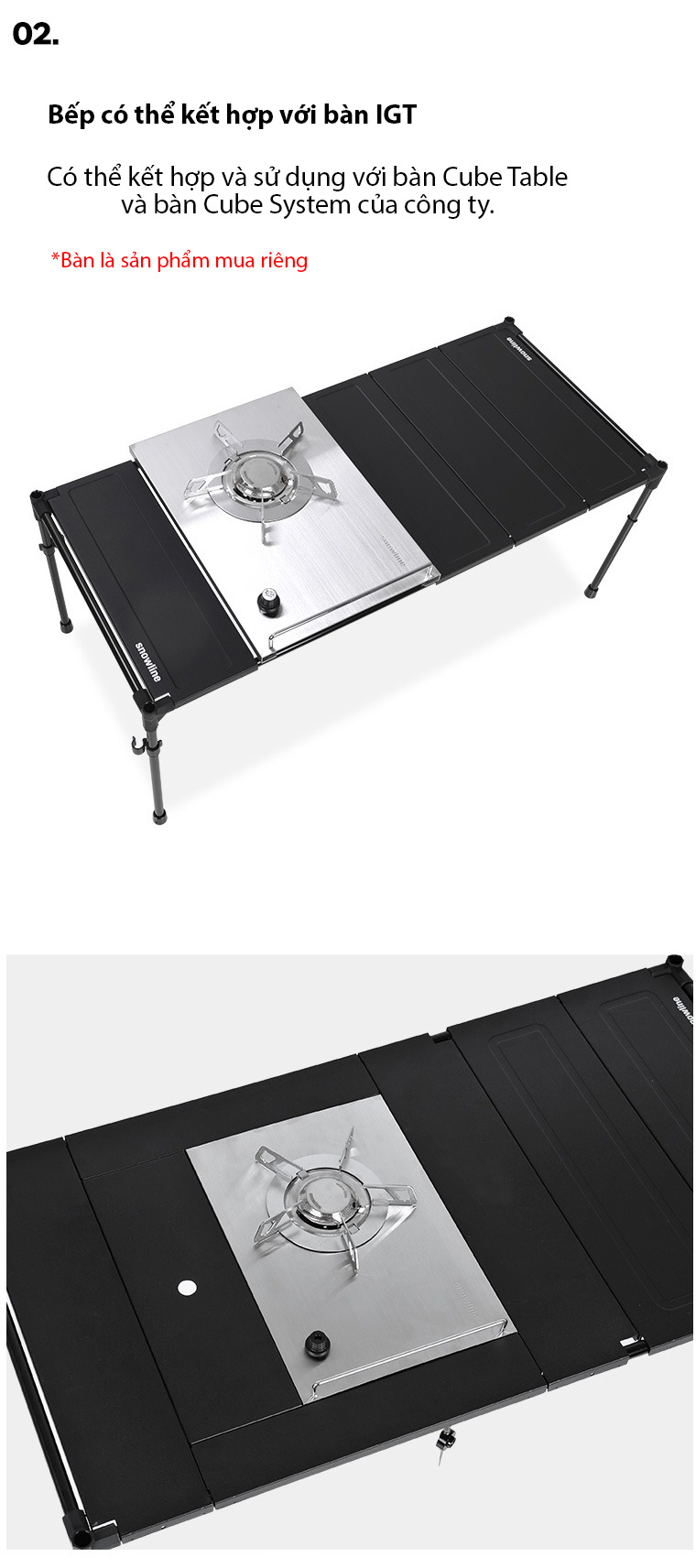 Bếp ga gấp gọn Snowline Plate Stove II SN75UGG006