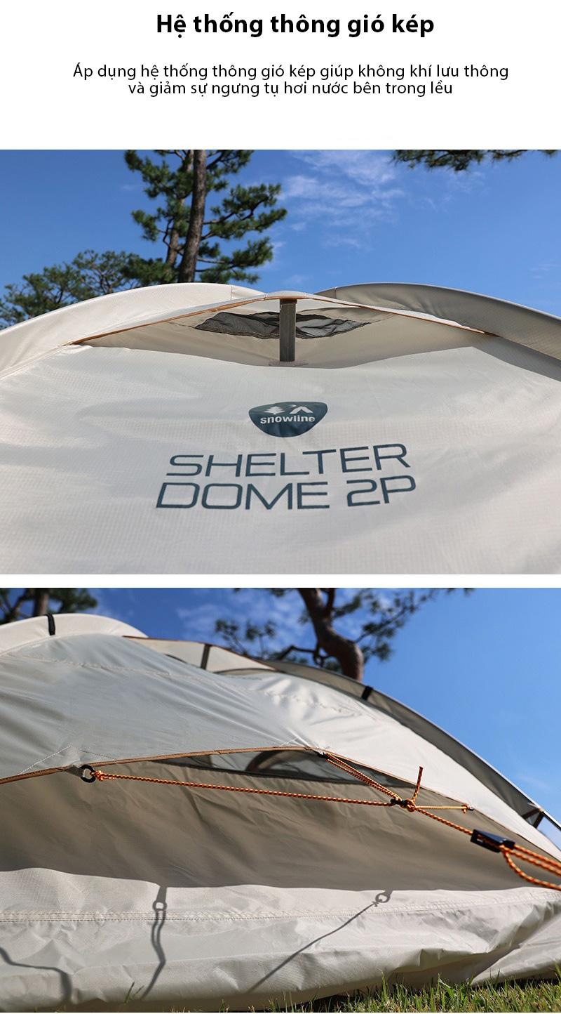 Lều cắm trại 2 người Snowline Shelter Dome 2P SNF5ULT007