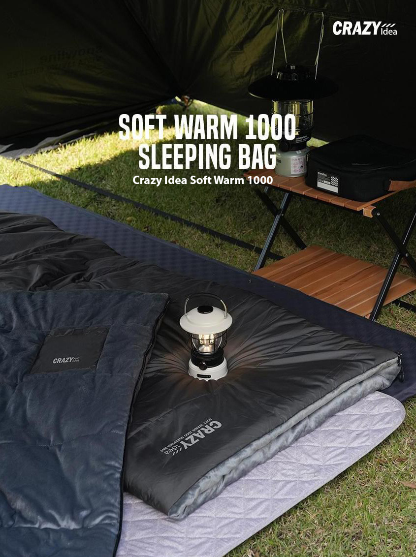 Túi ngủ Snowline Sleeping Soft Warm 1000 Crazy Idea CRH5USB002