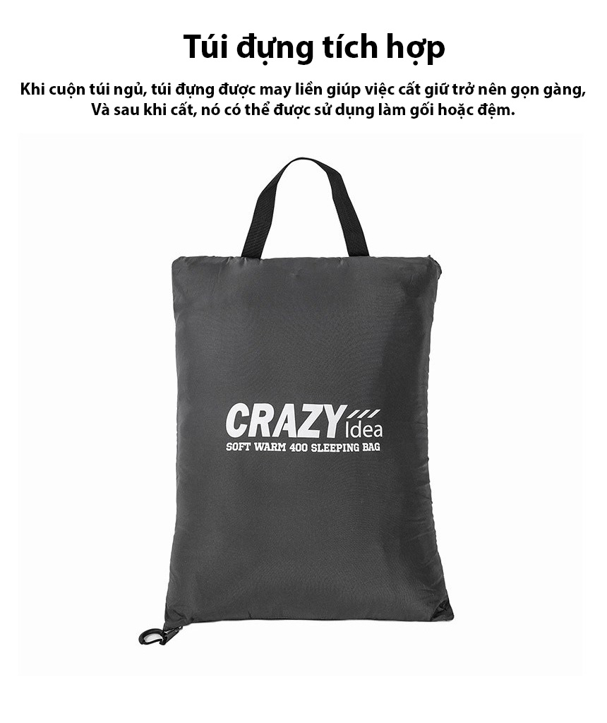 Túi ngủ Snowline Sleeping Soft Warm 400 Crazy CRH5USB001