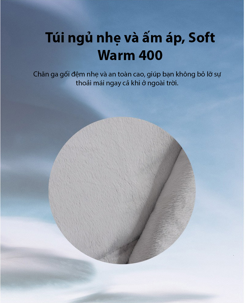 Túi ngủ Snowline Sleeping Soft Warm 400 Crazy CRH5USB001