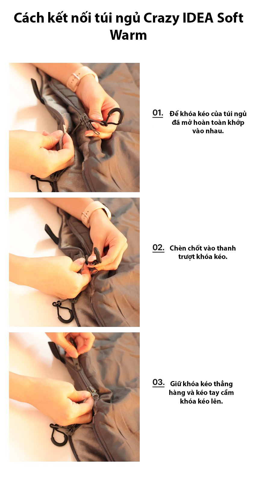 Túi ngủ Snowline Soft Warm 400 Crazy CRH5USB001