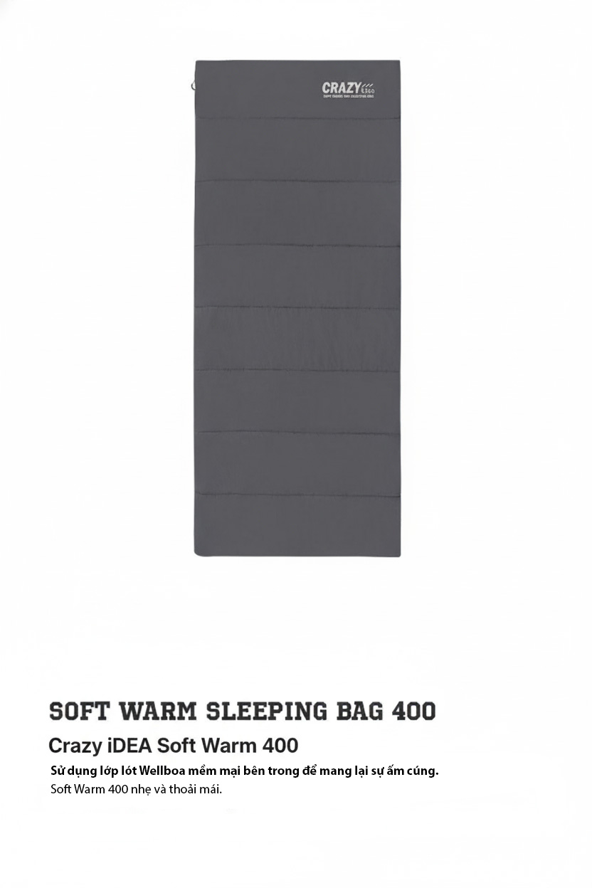 Túi ngủ Snowline Sleeping Soft Warm 400 Crazy CRH5USB001