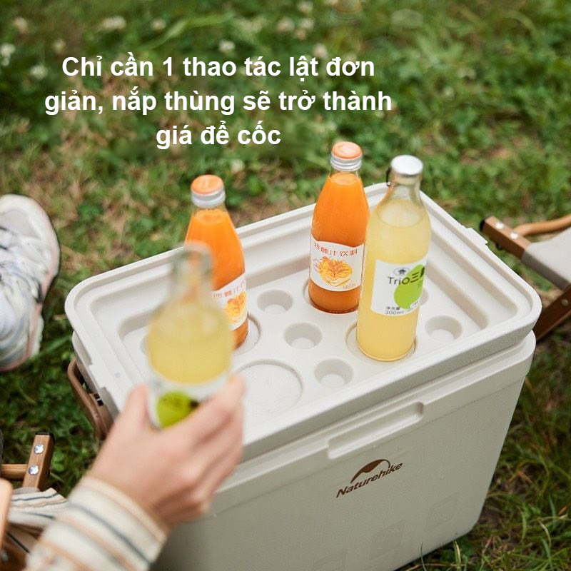 Thùng đá giữ nhiệt Naturehike Glamping Ice Cooler CNK2300BS011